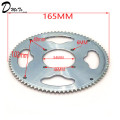 54mm 80 Tooth 25H Rear Chain Sprocket For 2 Stroke 47cc 49cc Engine Chinese Mini ATV Quad 4 Wheeler Pocket Bike Scooter Goped