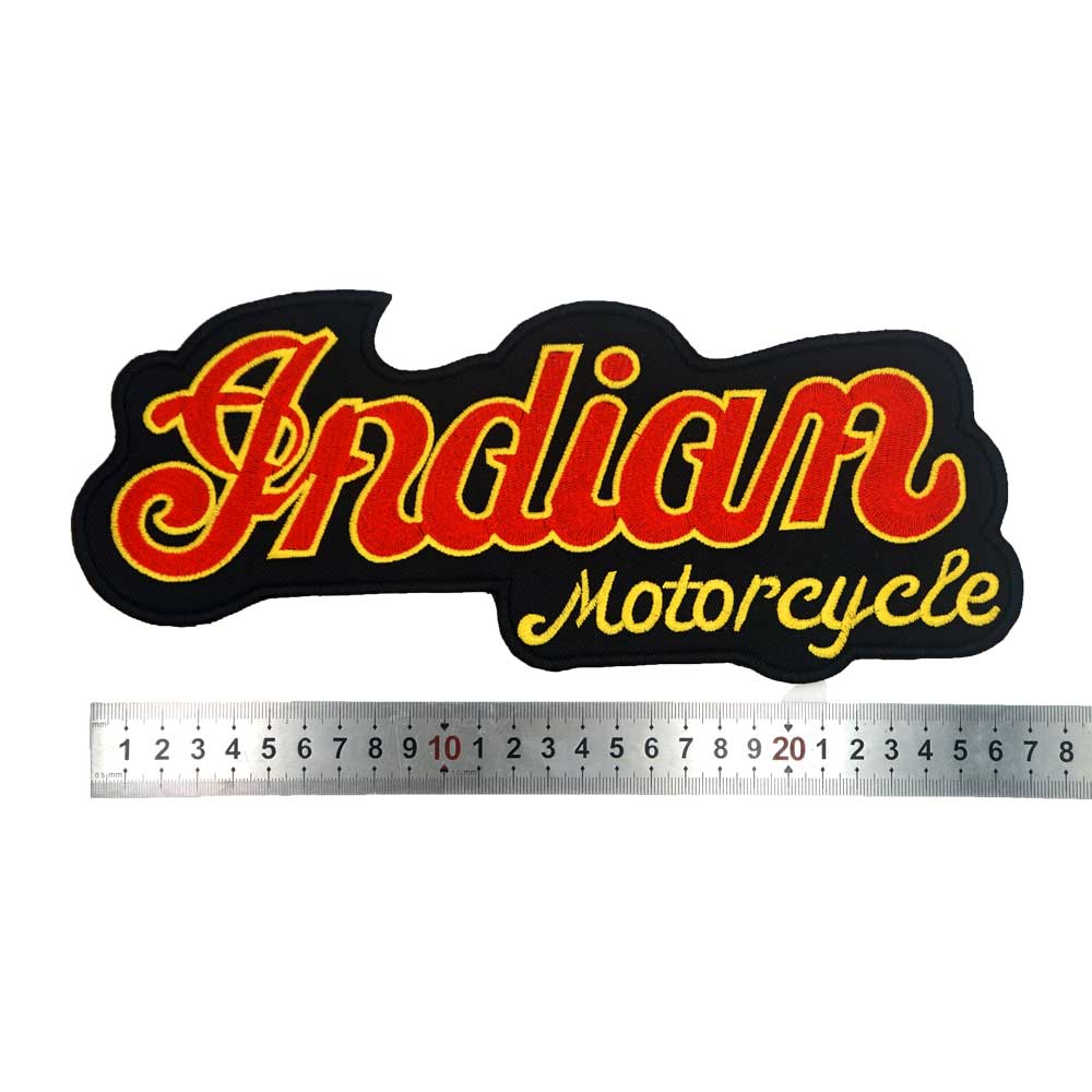 INDIAN MOTOR large bear Embroidered punk biker Patches Clothes Stickers Apparel Accessories Badge