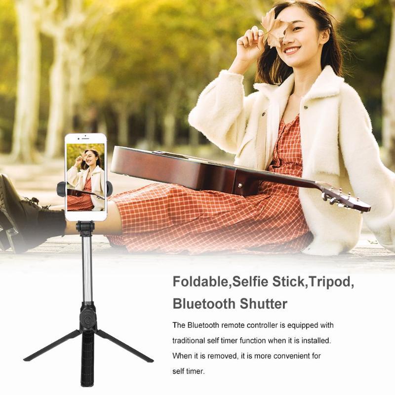 4 in 1 Wireless Bluetooth upgrade XT10 selfie stick horizontal shot vertical shot Retractable self-timer artifact live r20