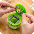 Multi-use Garlic Chopper Slicer Device Grater Shredder Garlic Press For Soft Vegetables,nuts,foods,two Interchangeable Blades