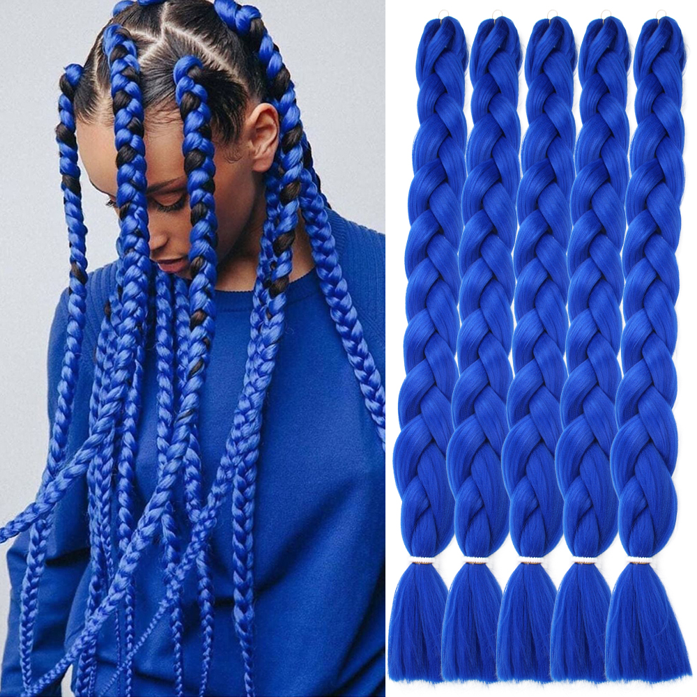 82 Inch 165g Xpression Jumbo Braiding Hair Pre Stretched Synthetic Kanekalon Hair Extensions Fine packaging braids hair