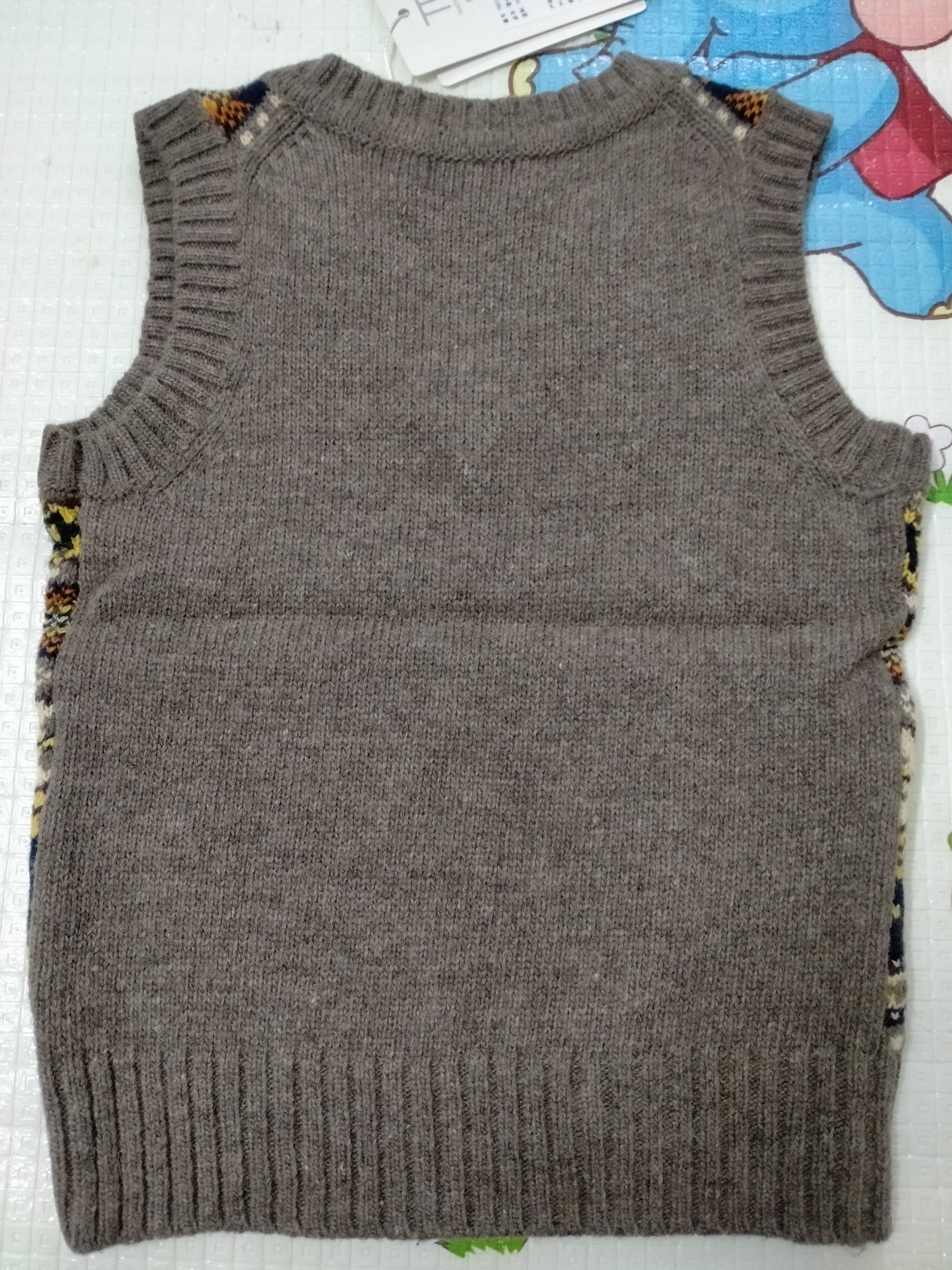 Children Top Quality Sleeveless Sweaters Kids Boys Pullover Knitting Vest Coat Boys Vest Waistcoat Sleeveless Jacket 12Y 4C0423