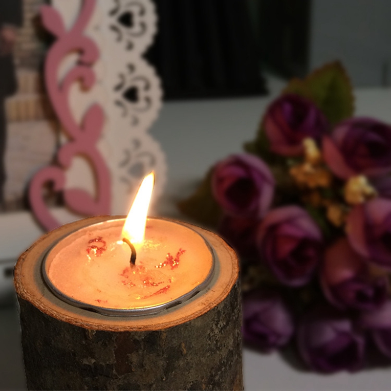 1PC Wooden Candle Holder Tree Branch Rustic Candlesticks Lover Romantic Candlelight Dinner Props Wedding Decoration