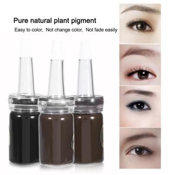 3 Colors Eyebrow Tattoo Ink Practice Manual Plant Pigment 10g Eyeliner Brows Ink Emulsions 3D Microblading Makeup Tool