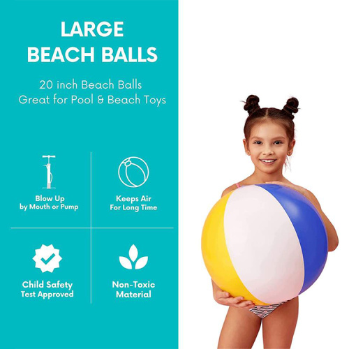 Rainbow Color Pool Party Pack Inflatable Beach Balls for Sale, Offer Rainbow Color Pool Party Pack Inflatable Beach Balls
