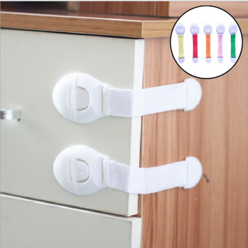 1/3/5Pcs Security Cabinet Locks Door Clip Baby Safety Locks Children Protection Kids Finger Safe Door Stopper Cabinet Straps