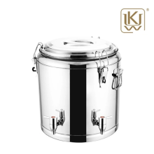 Stainless steel insulated bucket for soup