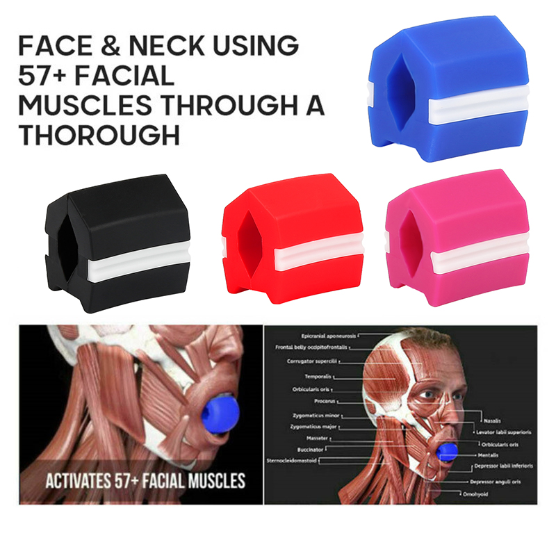 Face Fitness Ball Facial Toner Exerciser Jawzrsize Jaw Muscle Training Ball Fitness Anti-Wrinkle Facial Muscle Exerciser