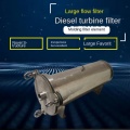 Horizontal Filter 304 Stainless Steel Bag Filter Diesel Oil Industrial Waste Water Sewage Precision Filter Chemical