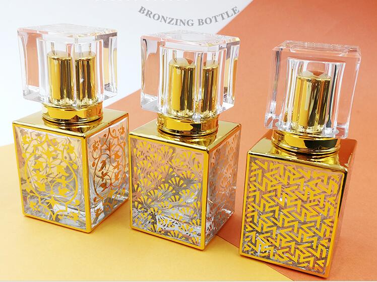 30ML High Quality Square Bronzing Spray Perfume Empty Bottle 160PCS/LOT