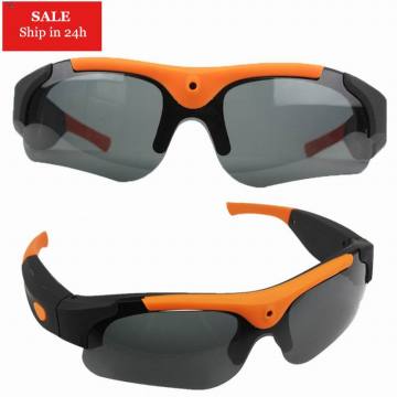 2020 HD 1080P 8GB/16GB/32GB Camera Smart Glasses Black/Orange Polarized Lens Sunglasses Camera Action Sport Video Camera Glasses