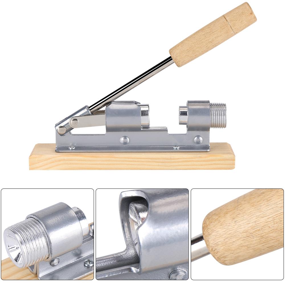 Durable Mechanical Wood Walnut Cracker Nut Opener Kitchen Tools Desktop Wood Base & Handle Labor-saving Machine Nut Clamp Tools