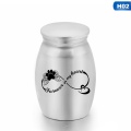 Engravable Mini Stainless Steel Cremation Urns for Pet / Human Ashes Casket Funeral Loss of Love Cremation Urn Jar