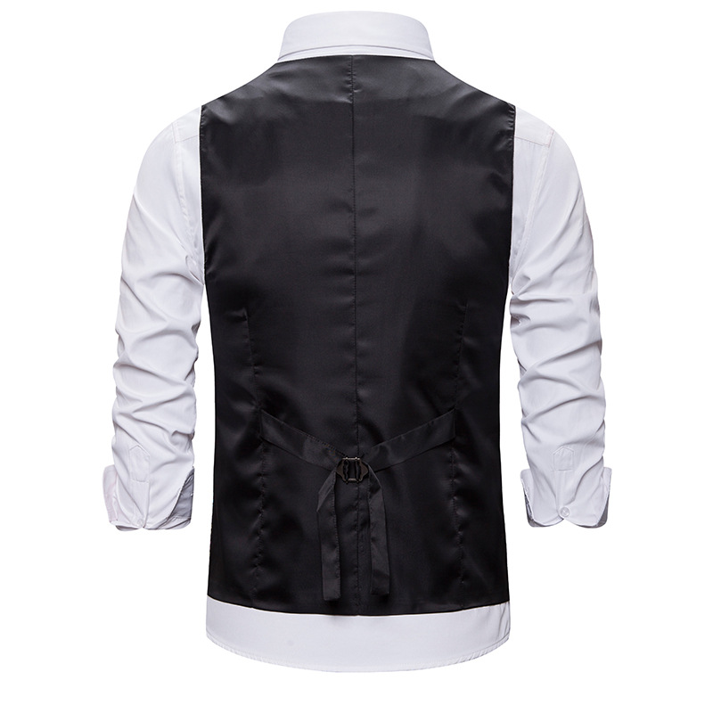 Mens Sequine Vests For Night Club Party Costumes Casual Double Breasted Men Vest Waistcoat Jacket Slim Fit Gilet Steampunk Homme
