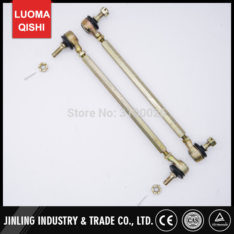 1Pair/2pcs 210mm 240mm 250mm 260mm 300mm M10 ATV Tie Rods Kits Fit Ball Joint for China Chinese ATV Quad Bike Parts