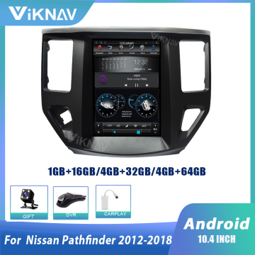 Android car radio for Nissan Pathfinder 2012 2013 2014 2015 2016 2017 2018 multimedia player screen GPS navigation 10.4 inch