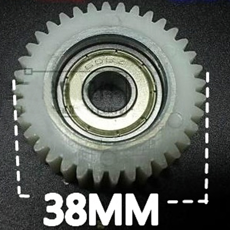 36Teeths Gear Diameter:38mm Thickness:12mm High-speed Electric Vehicle Motor Nylon Gear+Gear Ring+Clutch
