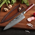 XINZUO Kitchen Knife Leather Case Handmade Italian First Layer Vegetable Tanned Multi Holster Carry Chef Knives Leather Case