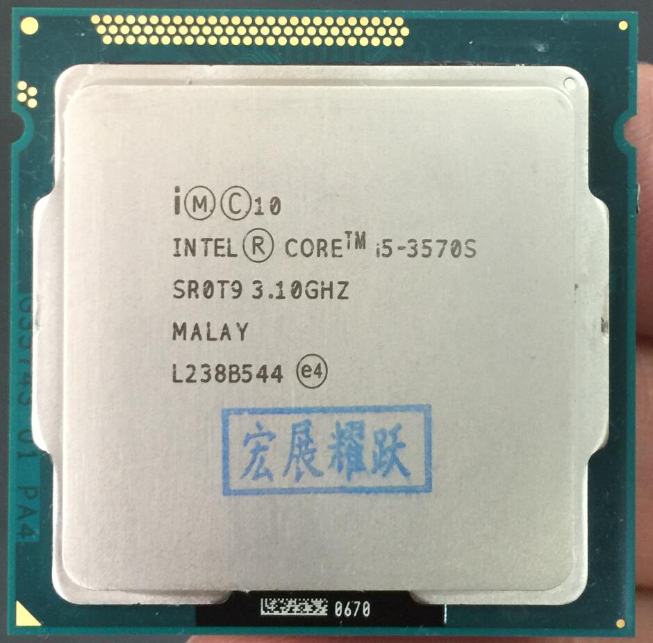 Intel Core i5-3570S I5 3570S Processor PC Computer Desktop CPU (6M Cache, 3.1GHz) LGA1155 Desktop CPU Quad-Core CPU