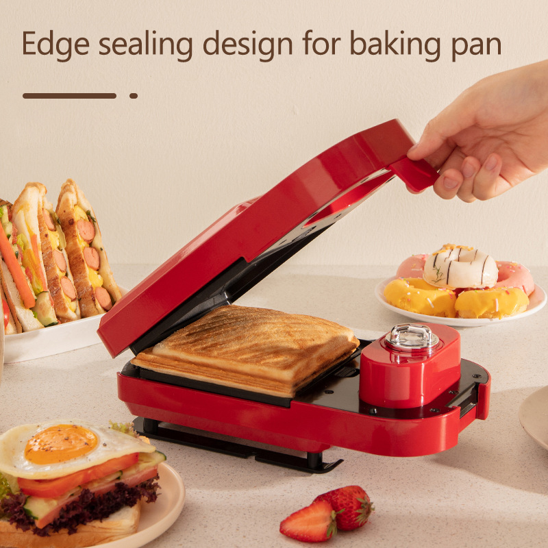 220V Electric Sandwich Maker Waffle Maker Timed Toaster Baking Multifunctional Breakfast Machine takoyaki Pancake Sandwichera