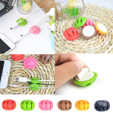 3 Hole Headphone Organizer Cable Clips Cord Holder Dropshipping 2020 Best Selling Products Charger Organizer Business Supplies