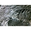 free shipping, Supply of black and white peacock artificial fur/ high quality faux animal fur/ for Shoes, clothing, gloves, home