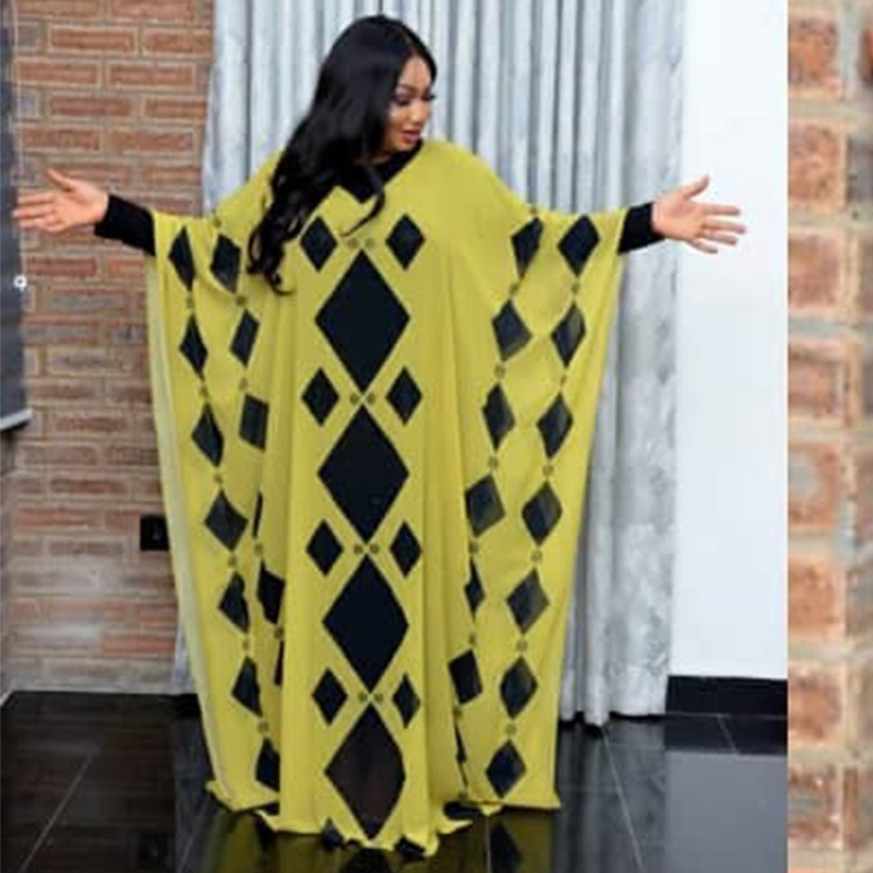 Two Piece Set African Dress for Women 2020 Autumn Clothing Africa Dress Dashiki Print Diamonds Bazin Boubou Robe Africaine Femme