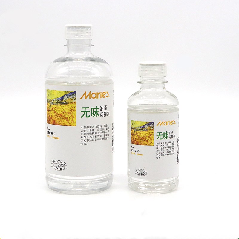 200/500ML Oil Paint Thinner,colorless and Odorless Oil Painting Color Tinting Medium Art Supplies Painting Tools Acrylic Paint