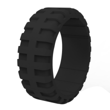 Silicone Rings Tire Tread Design Rubber Wedding Bands