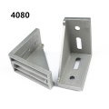 10pcs 4080 Corner fitting angle aluminum 78x78 L Connector bracket fastener for 4080 Industrial CNC Aluminum profile accessory