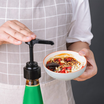 Syrup Bottle Press Nozzle Operated Head Home Manually Plastic Pressure Nozzle Essential Push-type Artifact Kitchen Supplies