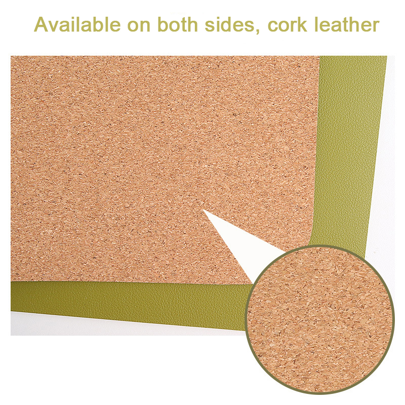 Double-sided Cork Leather Mousepad Larger 80x40/90x45/120x60cm Notebook Pad Waterproof Computer Mouse Mat Office Desk Mause Pad
