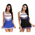 iiniim Women Femme Exotic Costumes Musical Cheerleader Uniform CHEERS Letter Fancy Party Night Clubwear Sexy Mini Dress