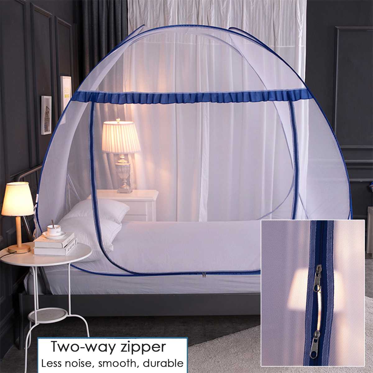 Foldable Yurt Mosquito Net Moustiquaire Net For Single Double Bed Mosquitera Canopy Netting Kids Bed Tent Home Decor Outdoor New