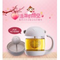 Cat Mug Glass Water Tea Cup with Filter Creative Tea Strainer Teapot Teabags Mugs for Tea & Coffee Wedding Birthday Gift