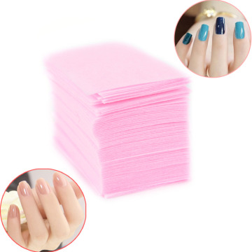 70 Pcs Pink Lint-Free Wipes All For Manicure Nail Polish Remover Pads Paper Nail Cutton Pads Manicure Pedicure Gel Tools