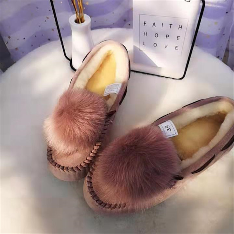 Shoes Woman Genuine Sheepskin Snow Boots 2020 Real Sheepskin Winter Classic Snow Boots For Women's Winter Shoes