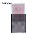 Wow 2.0 (Face Down Version ) magic trick Card Sleeve with Card Back Design Magic props Change Gimmick Mentalism 81007