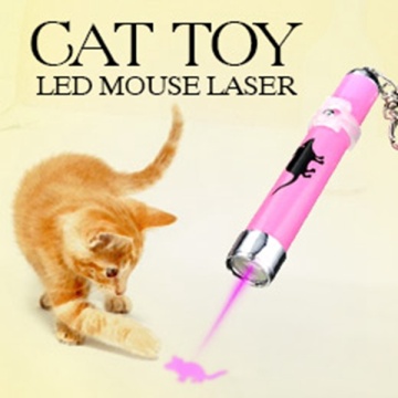 Funny Pet Products Cat Toys LED Laser Lights Infrared Tease Cats Toys Laser Pointer Light Pen With Bright Animation Mouse