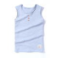 VIDMID New Baby Children vests summer boys Girls tanks sleeveless t-shirt Cotton solid tanks kids boys beach clothes 7010 07