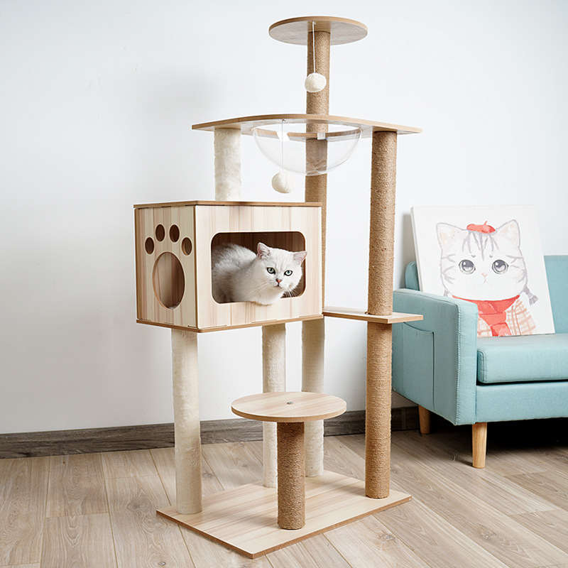 Cat Scratching Tree Post