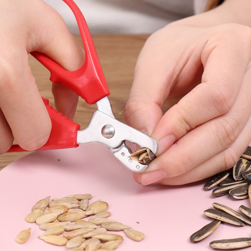 New Nut Plier clip Walnut sunflower Melon Seed Nut Cracker Scissor Pistachio Sheller Opener Household Tool kitchen accessories