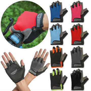 Half Finger Mittens Cycling Road Summer Gloves Non slip Palm Bicycle Breathable Non slip Palm Fishing Yoga Accessories