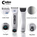 Professional CP9600 Pet Electric Shaver LCD Display Dog Trimmer Grooming Haircut Machine Silver Rechargeable Dog Clipper