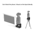 SmallRig Osmo Cage for DJI Osmo Pocket Features a 3/8"-16 and nine 1/4"-20 threaded holes for Camera Tripod Attachment CSD2321