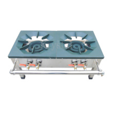 Commercial Gas Cooktop Stainless Steel Dual-cooker Cooktop Liquefied Gas Cooking Stove Energy-saving Cooking Oven Stove