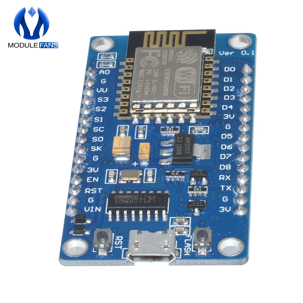 ESP8266 ESP-12F ESP-12E CH340G CH340 g NodeMcu V3 WIFI Wireless Module Antenna PCB Network Development Board USB IO