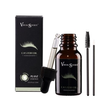 Natural Eyelash Enhancer Growth Serum Hair Growth Essential Oil Castor Organic Prevent Skin Aging Body Care Black Castor Oil