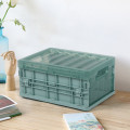 Plastic Folding Storage Container Basket Crate Box Stack Foldable Organizer Box Home Office Stationary Storage Container Box