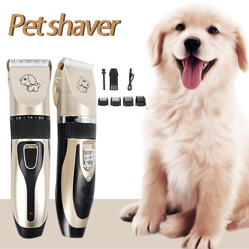 Pet electric hair clippers rechargeable low noise hair trimming scissors grooming instrument cat and dog hair trimmer electric p